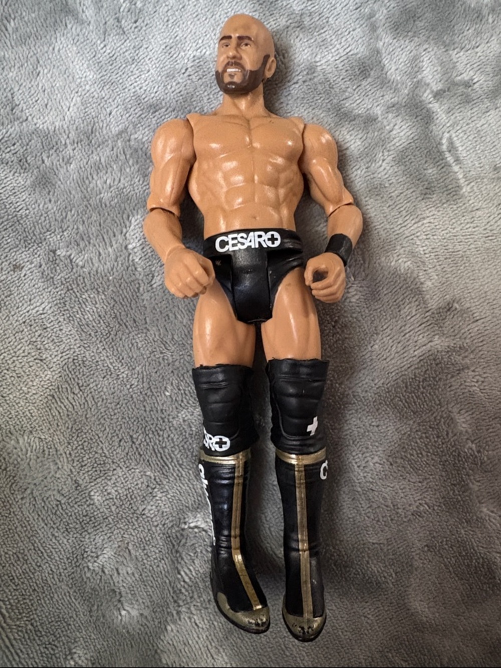 WWE Cesaro Action Figure with Black & Gold Gear